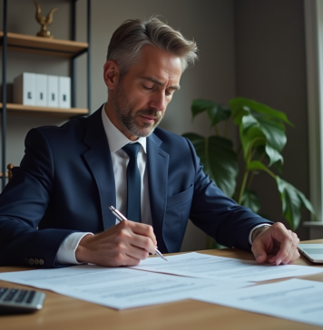 Éviter la plus-value sur une SCI : astuces et conseils d’expert Expert financier étudiant des documents fiscaux à Paris